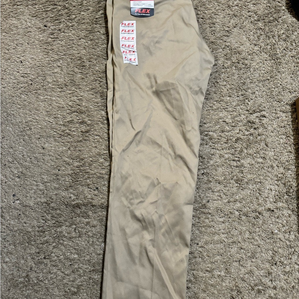 Dickies 874 Work Pants‎ Khaki Original Fit Flex Mens 36x34 New W Tags - Picture 2 of 4